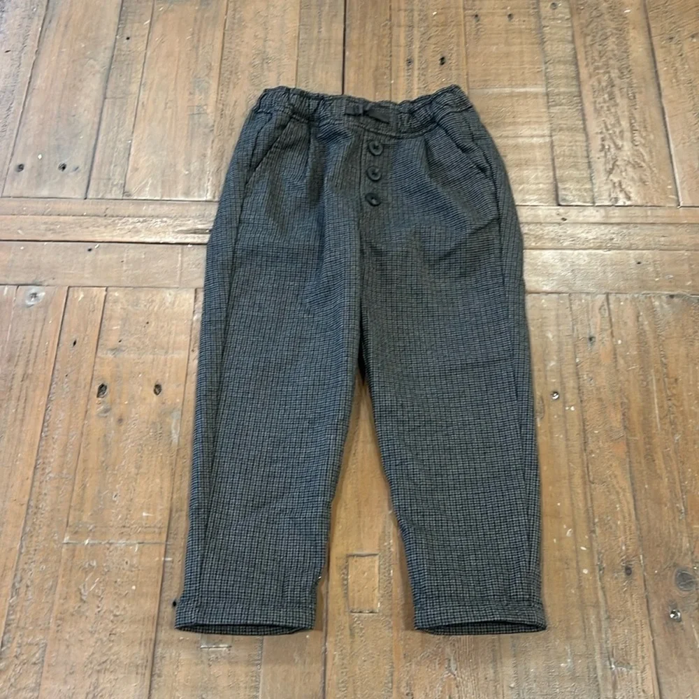 Zara brown plaid pants nwot